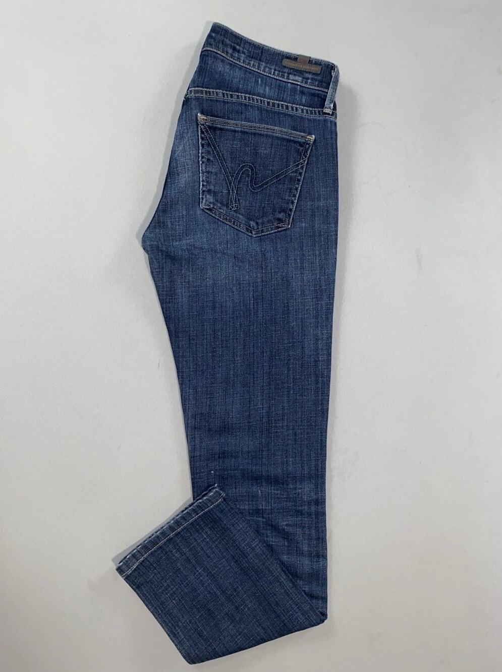 Citizens of Humanity CoH Ava Low Rise Straight Leg Stretch Denim Jeans. 26, GUC!